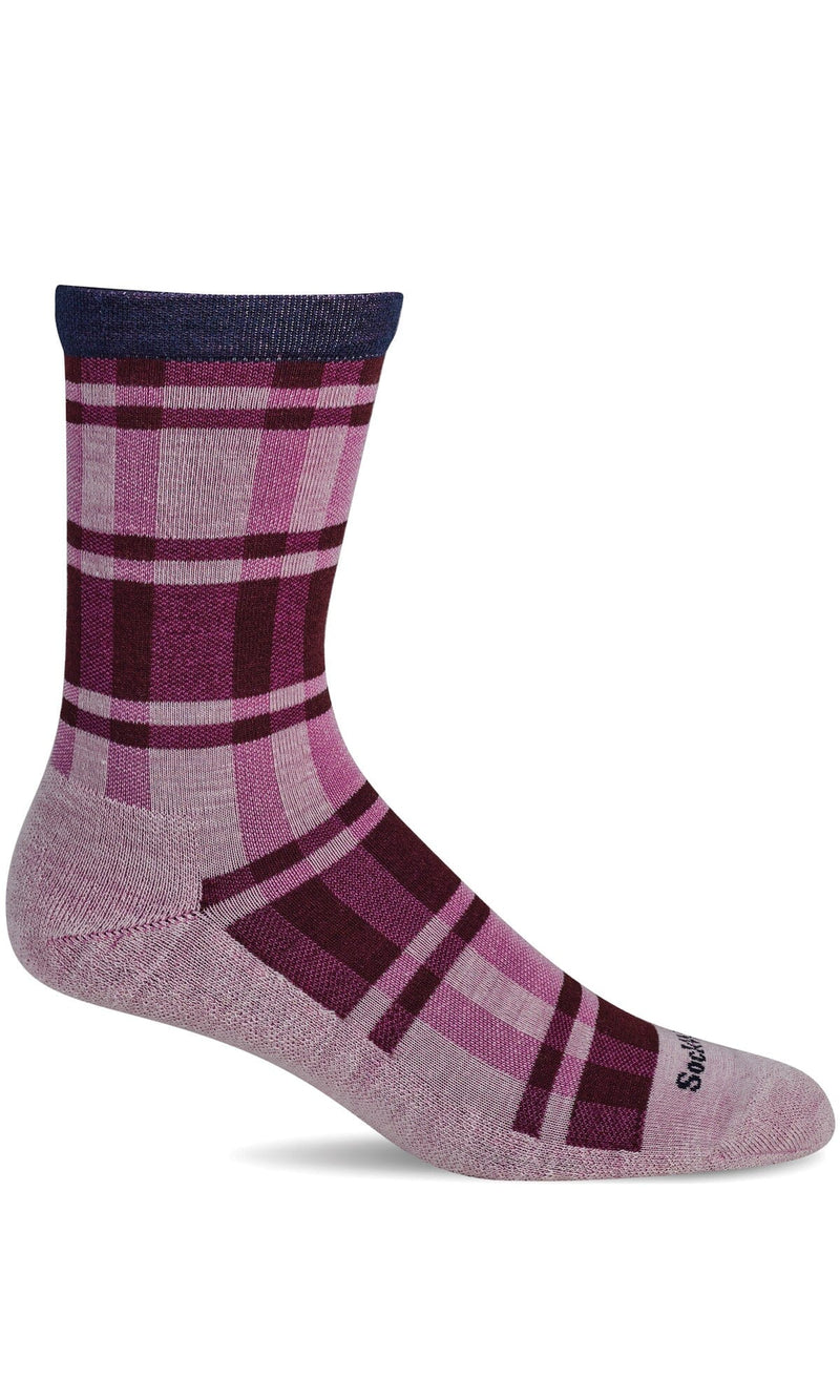 Women's Big Plaid | Essential Comfort Socks Essential Comfort Sockwell S/M Natural 