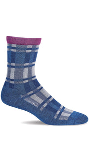 Women's Big Plaid | Everyday Socks Essential Comfort Sockwell S/M Ocean 