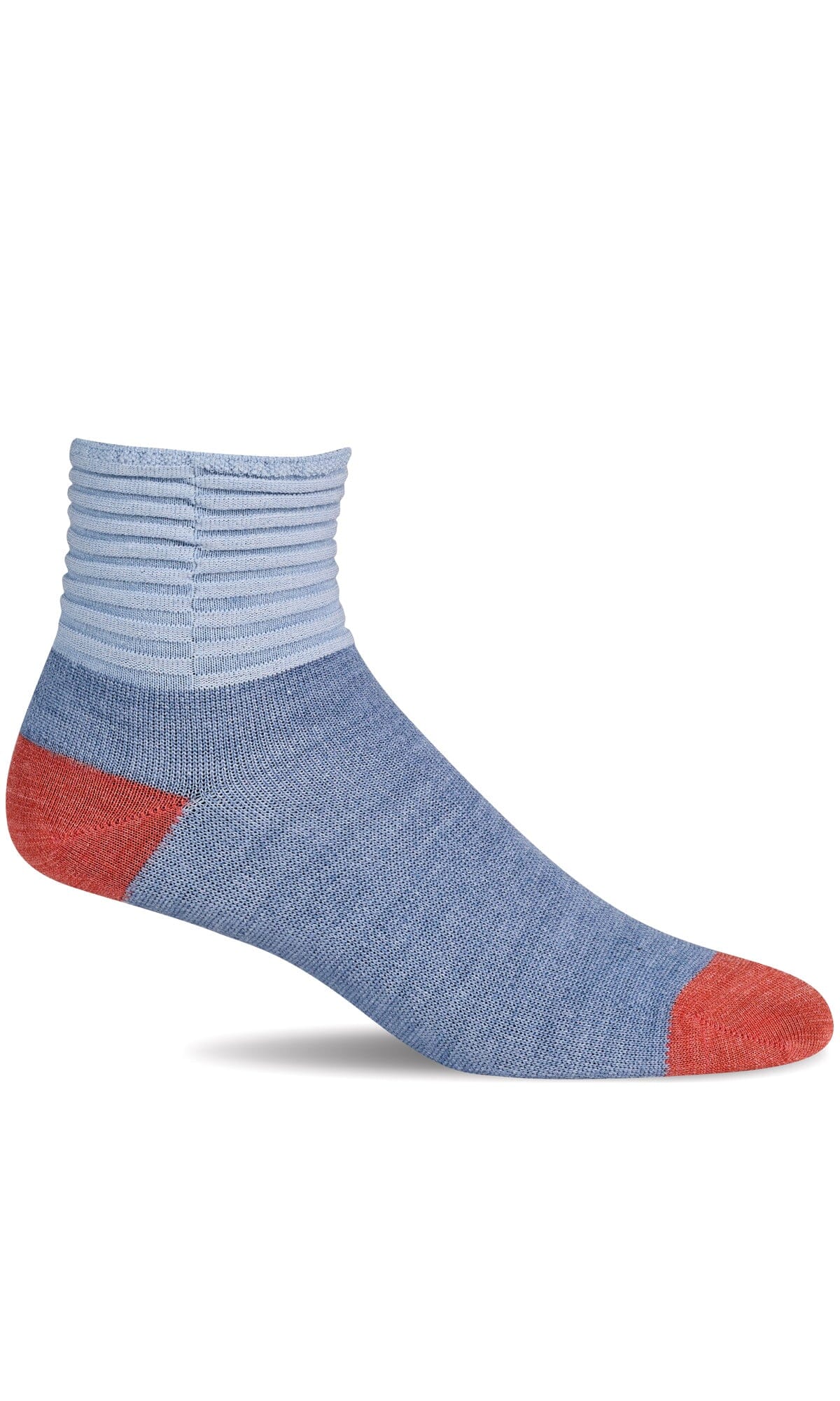 Women's Pleated | Everyday Socks Essential Comfort Sockwell S/M Bluestone 