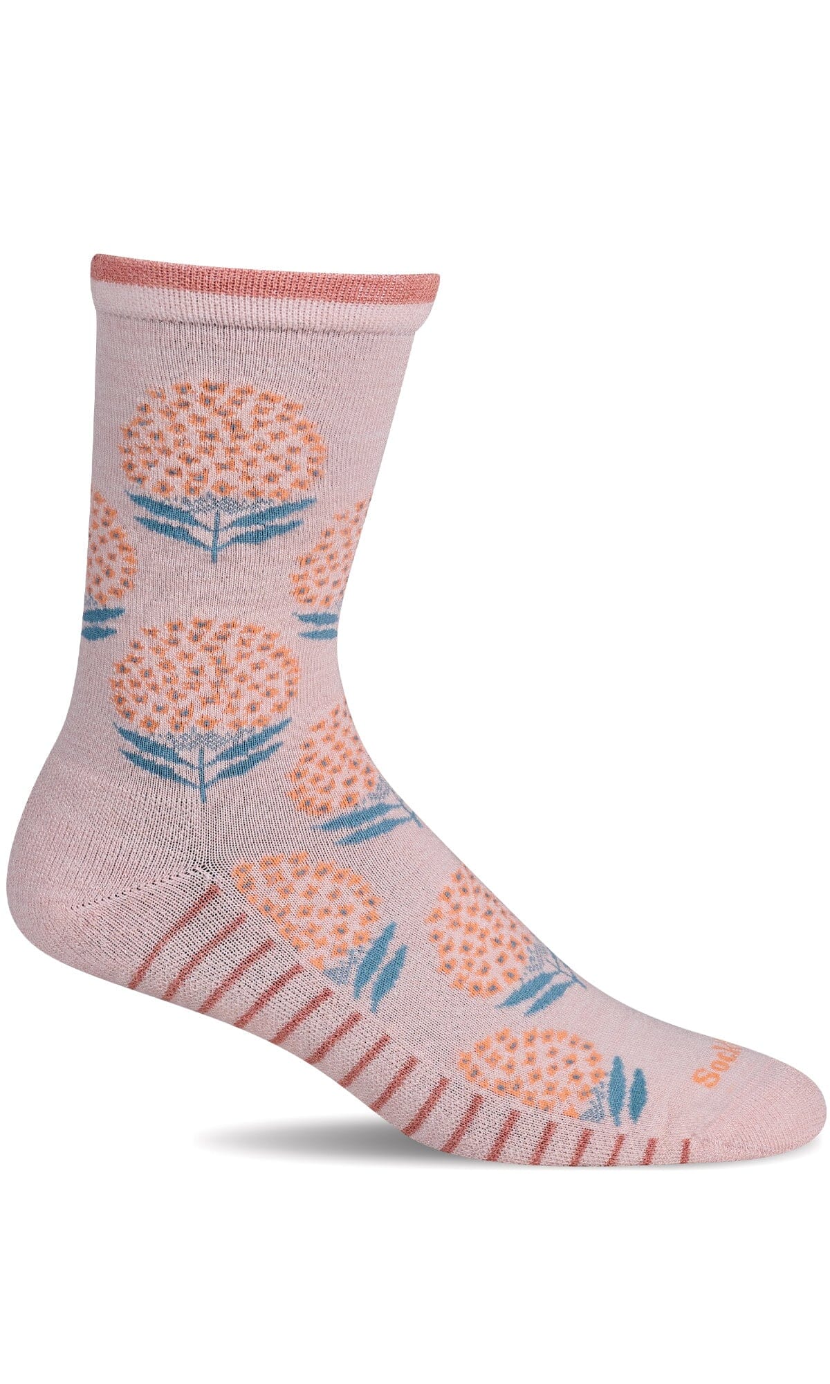 Women's Flower Plume | Everyday Socks Essential Comfort Sockwell S/M Rose 