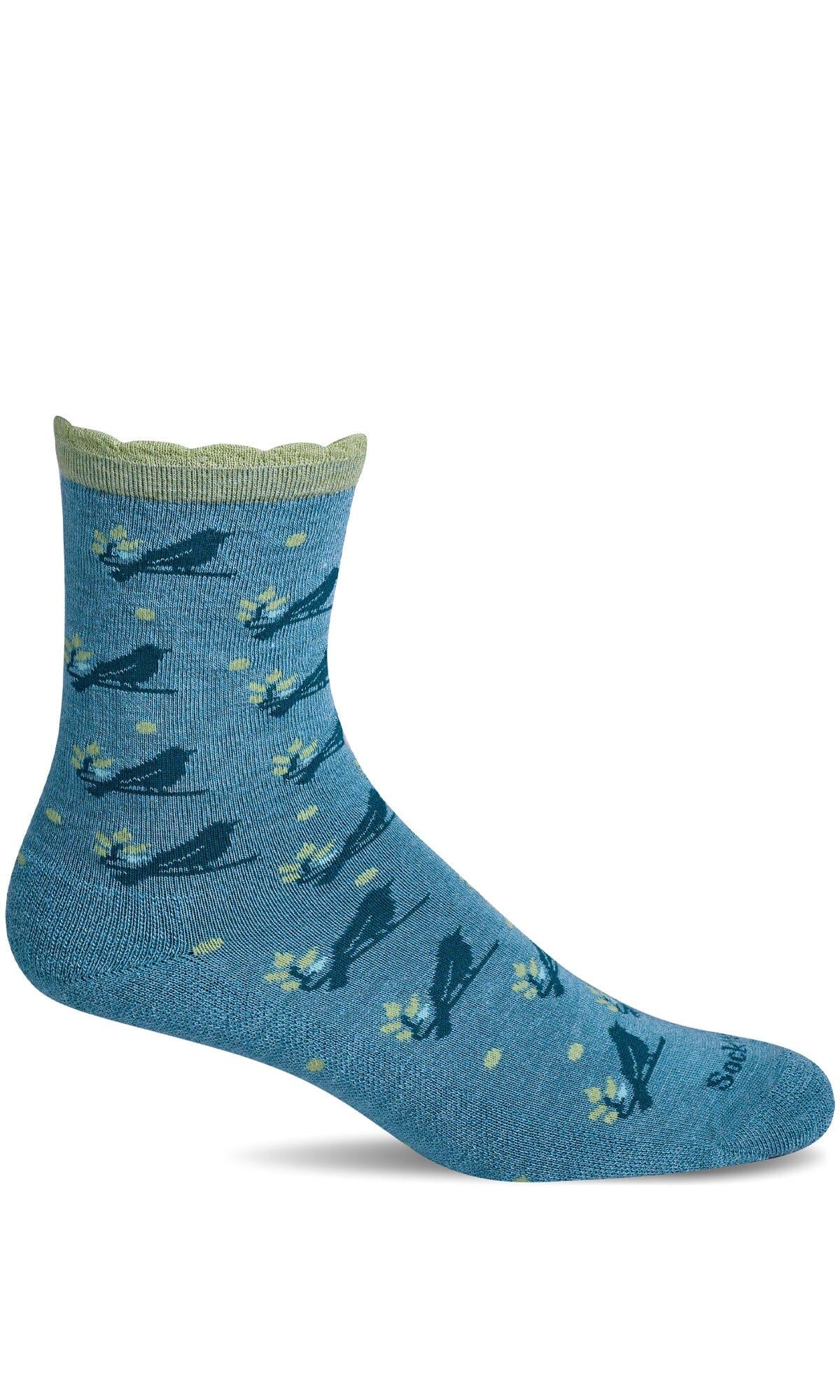 Women's Bird Song | Everyday Socks Everyday Comfort Sockwell S/M Mineral 