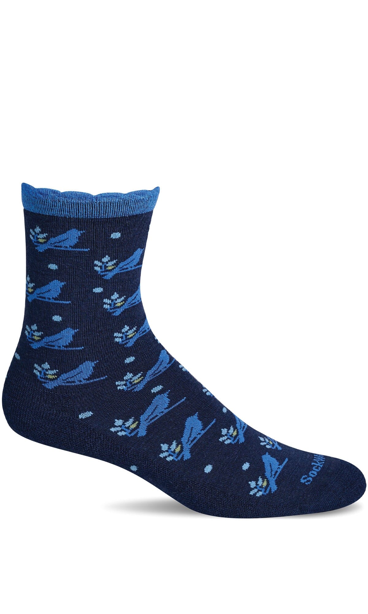 Women's Bird Song | Everyday Socks Everyday Comfort Sockwell S/M Navy 