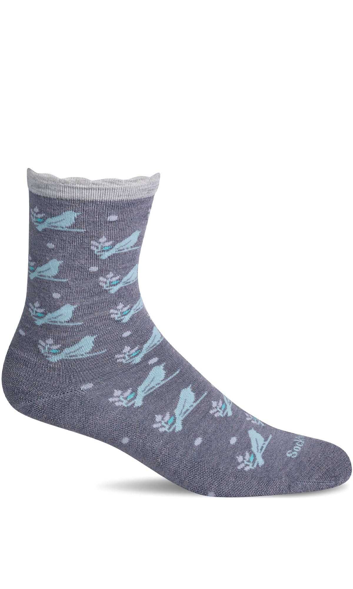 Women's Bird Song | Everyday Socks Everyday Comfort Sockwell S/M Storm 