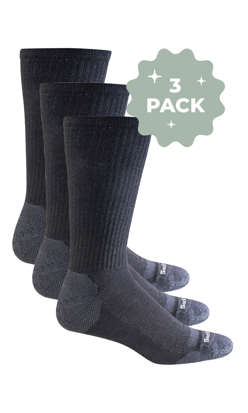 Men's Montrose II 3-Pack | Essential Comfort Essential Comfort Sockwell M/L Black 