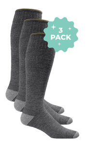 Men’s Elevation 3-Pack | Firm Graduated Compression Lifestyle Compression Sockwell M/L Grey 