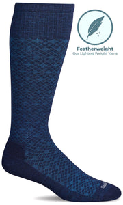 Men's Featherweight | Moderate Graduated Compression Socks Lifestyle Compression Sockwell M/L Navy 