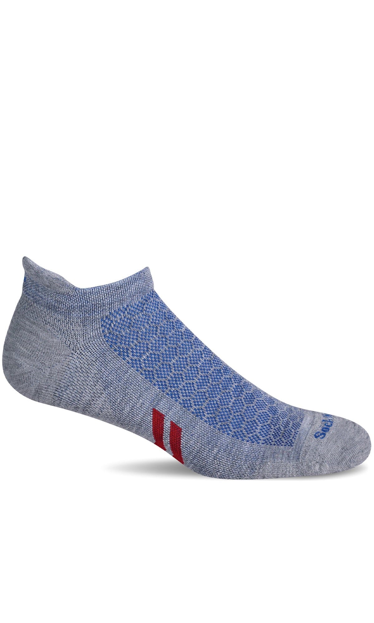 Men's Incline II Micro | Moderate Compression Socks Sport Compression Sockwell L/XL Grey 