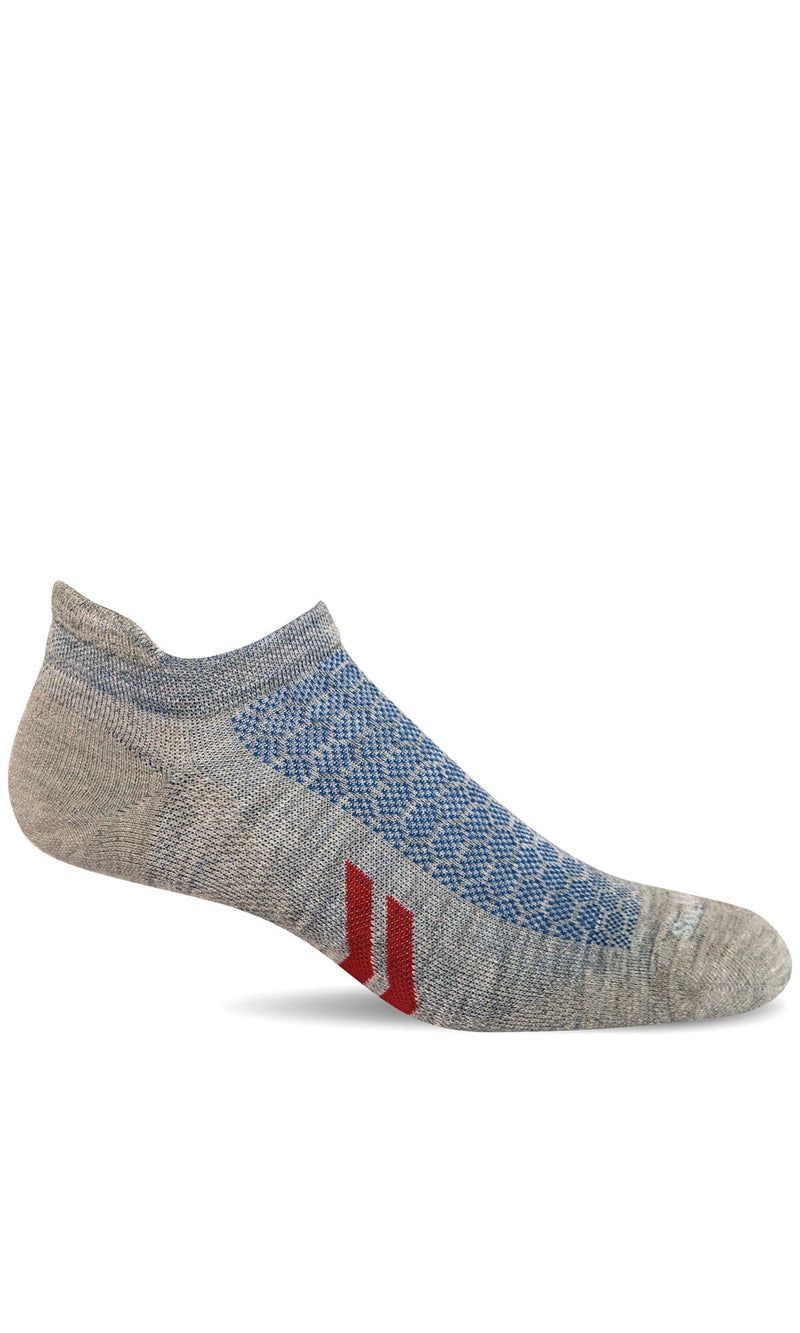 Men's Incline II Micro | Moderate Compression Socks Sport Compression Sockwell L/XL Grey 