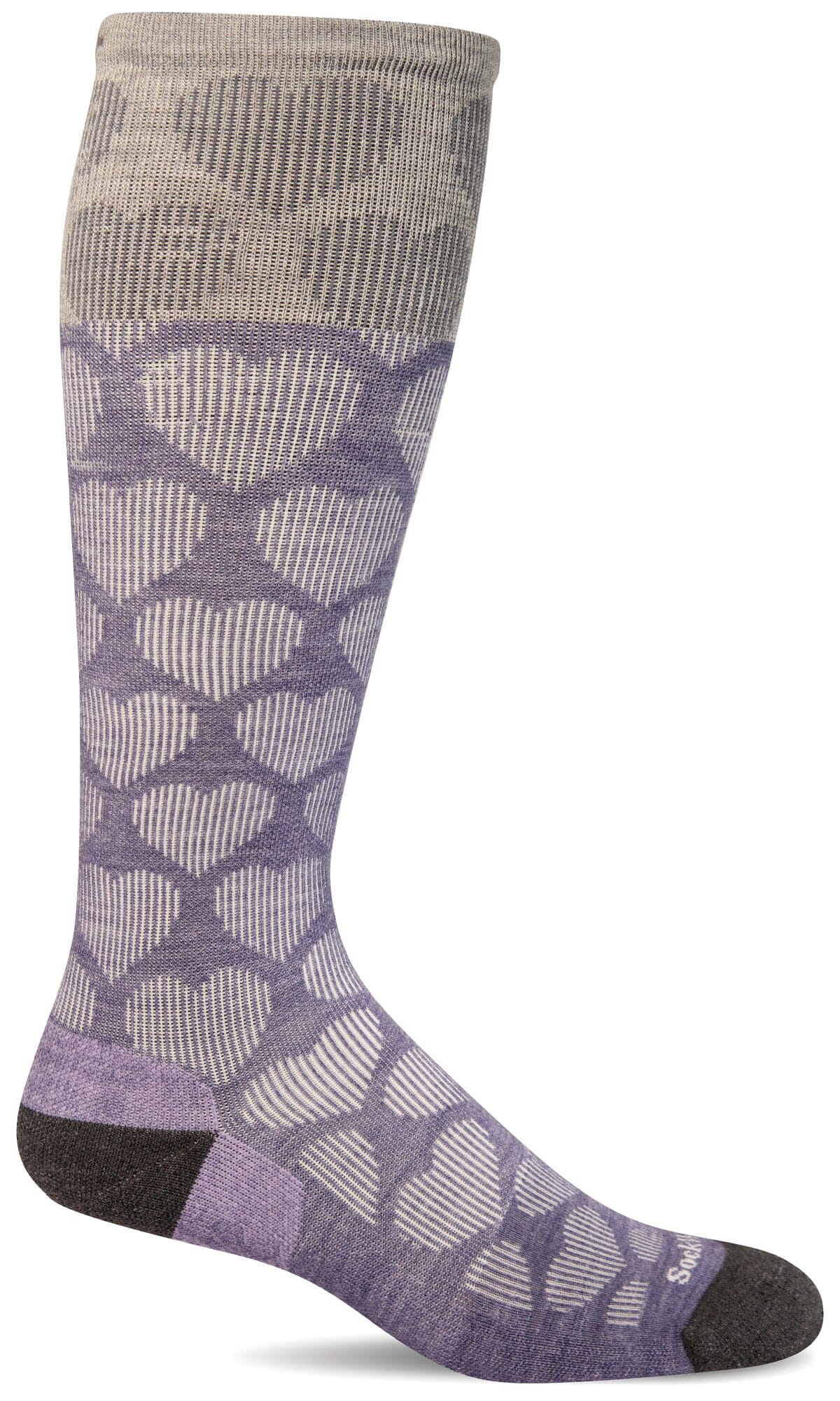 Women's Heart Throb | Moderate Graduated Compression Socks Lifestyle Compression Sockwell S/M Lilac 