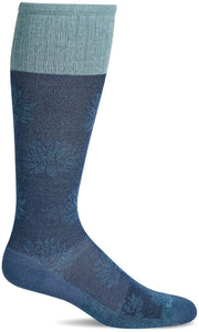 Women's Lotus Lift | Firm Graduated Compression Socks Lifestyle Compression Sockwell S/M Blueridge 