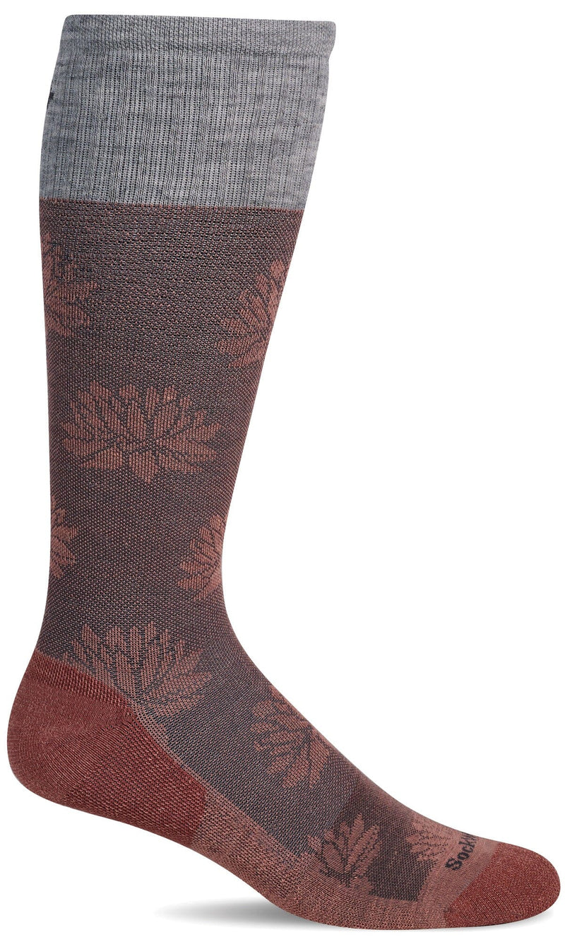 Women's Lotus Lift | Firm Graduated Compression Socks Lifestyle Compression Sockwell S/M Pink Clay 
