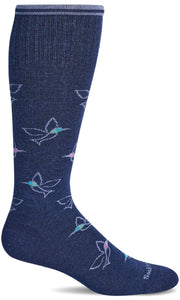 Women's Free Fly | Moderate Graduated Compression Socks Lifestyle Compression Sockwell S/M Navy 