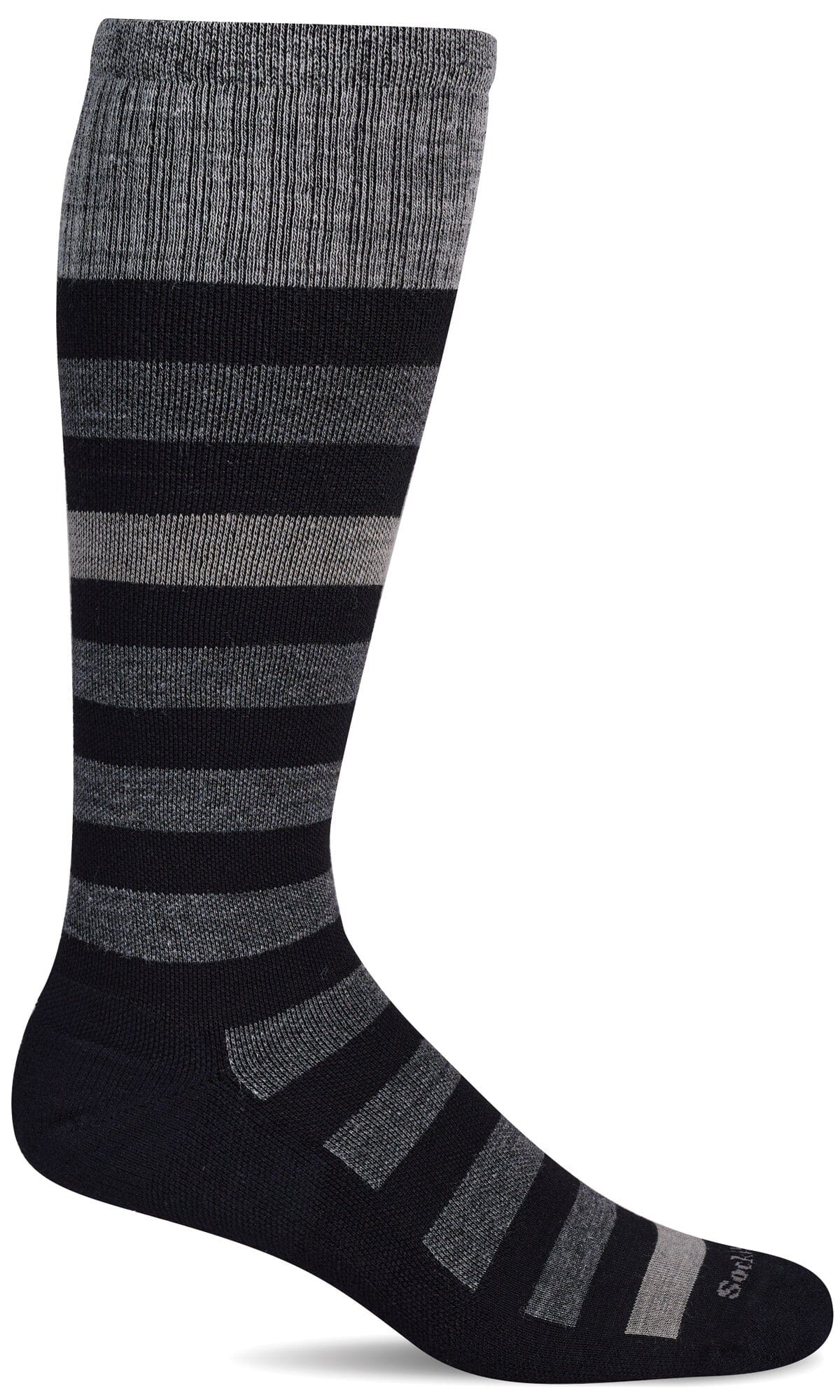 Men's Rugby | Moderate Graduated Compression Socks Lifestyle Compression Sockwell M/L Black 