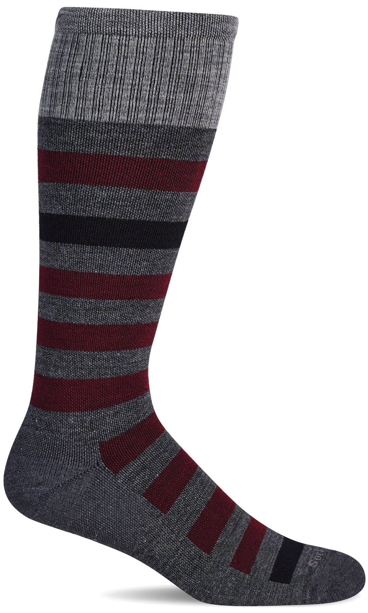 Men's Rugby | Moderate Graduated Compression Socks Lifestyle Compression Sockwell M/L Charcoal 