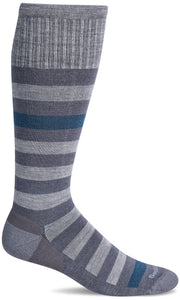 Men's Rugby | Moderate Graduated Compression Socks Lifestyle Compression Sockwell M/L Storm 