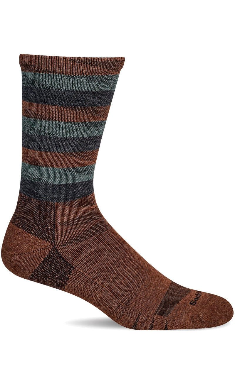 Men's Peaks | Moderate Graduated Compression Socks Sport Compression Sockwell M/L Terracotta 