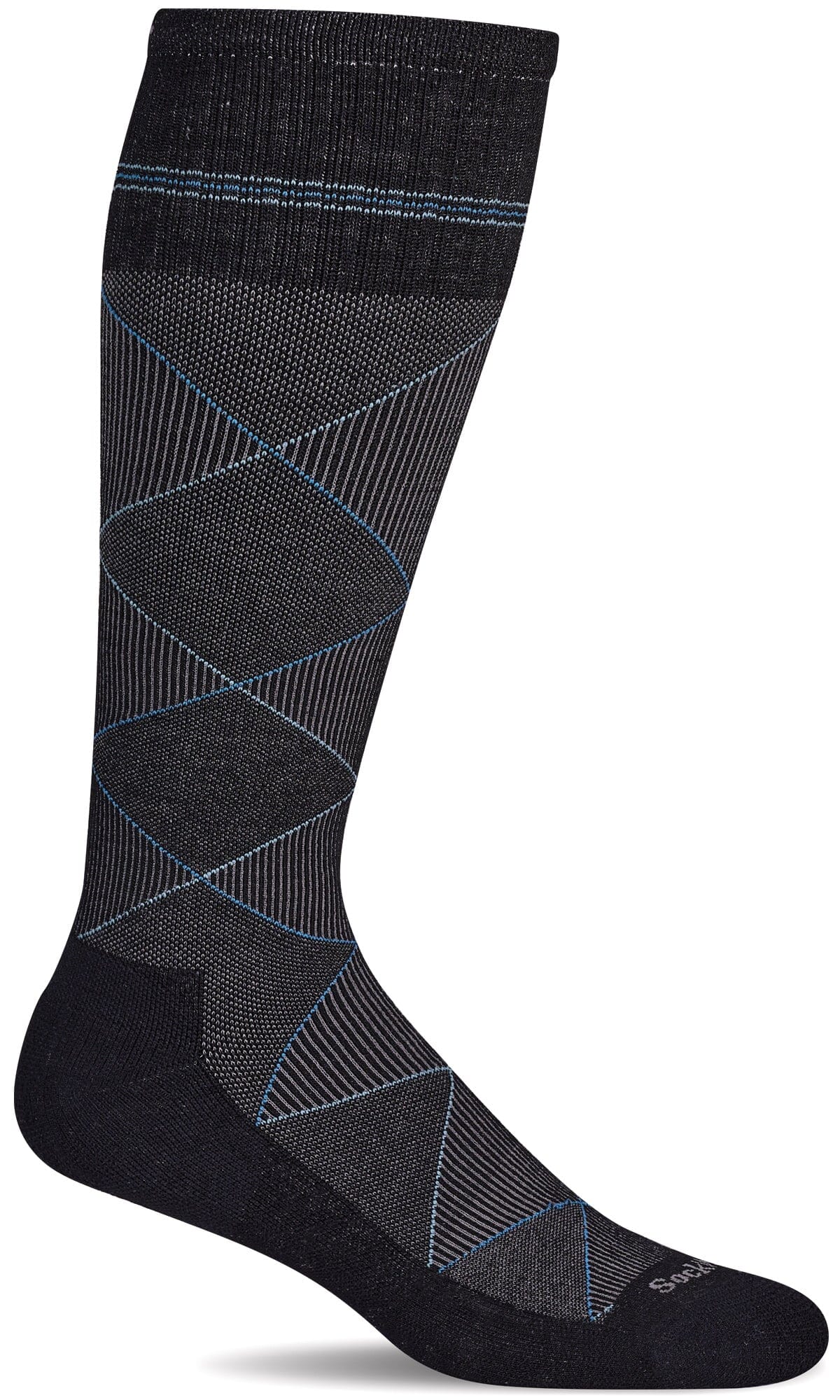 Men's Scottie | Firm Graduated Compression Socks Lifestyle Compression Sockwell M/L Black 