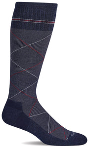 Men's Scottie | Firm Graduated Compression Socks Lifestyle Compression Sockwell M/L Denim 