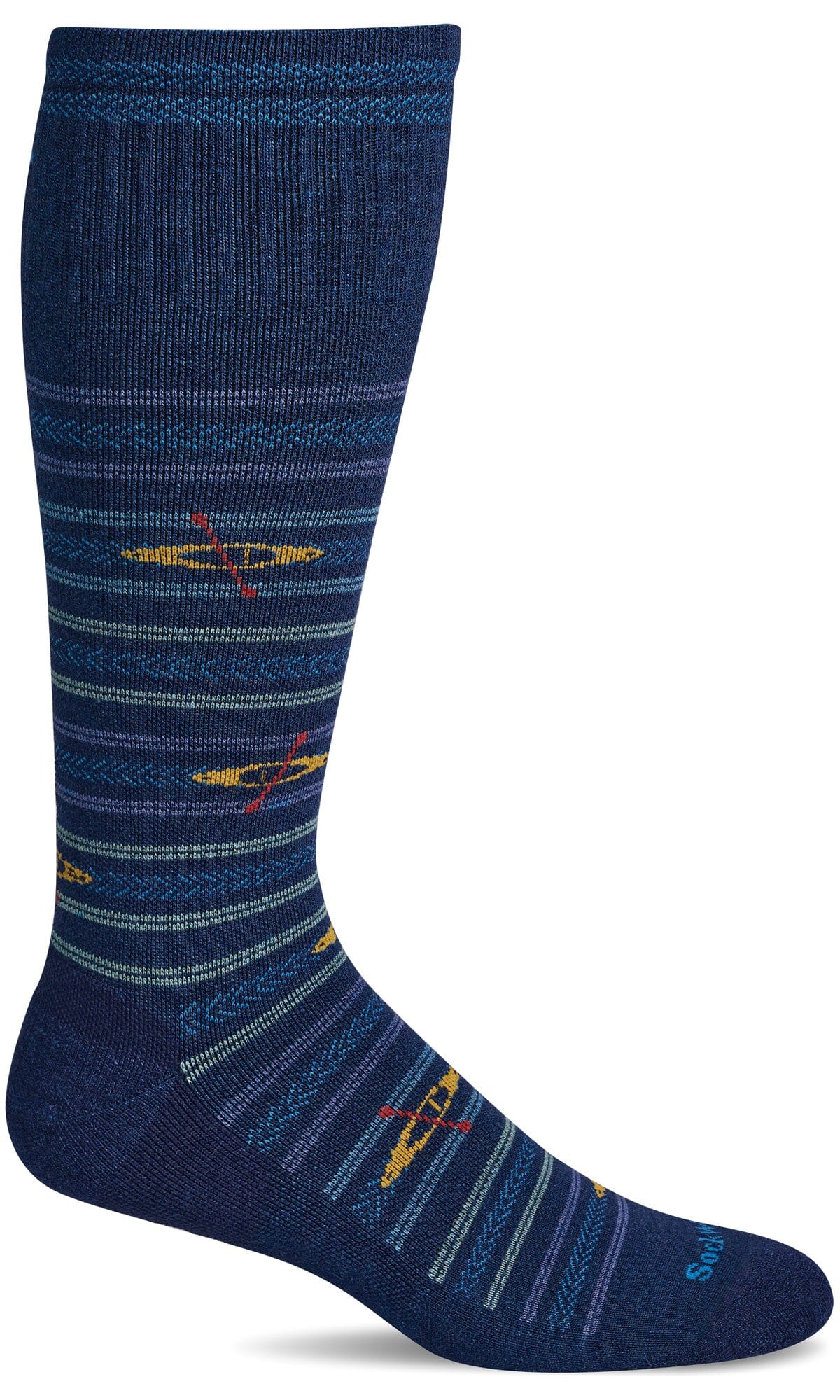 Men's Float | Moderate Graduated Compression Socks Lifestyle Compression Sockwell M/L Navy 