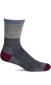 Men's Color Block | Moderate Graduated Compression Socks Sport Compression Sockwell M/L Charcoal 