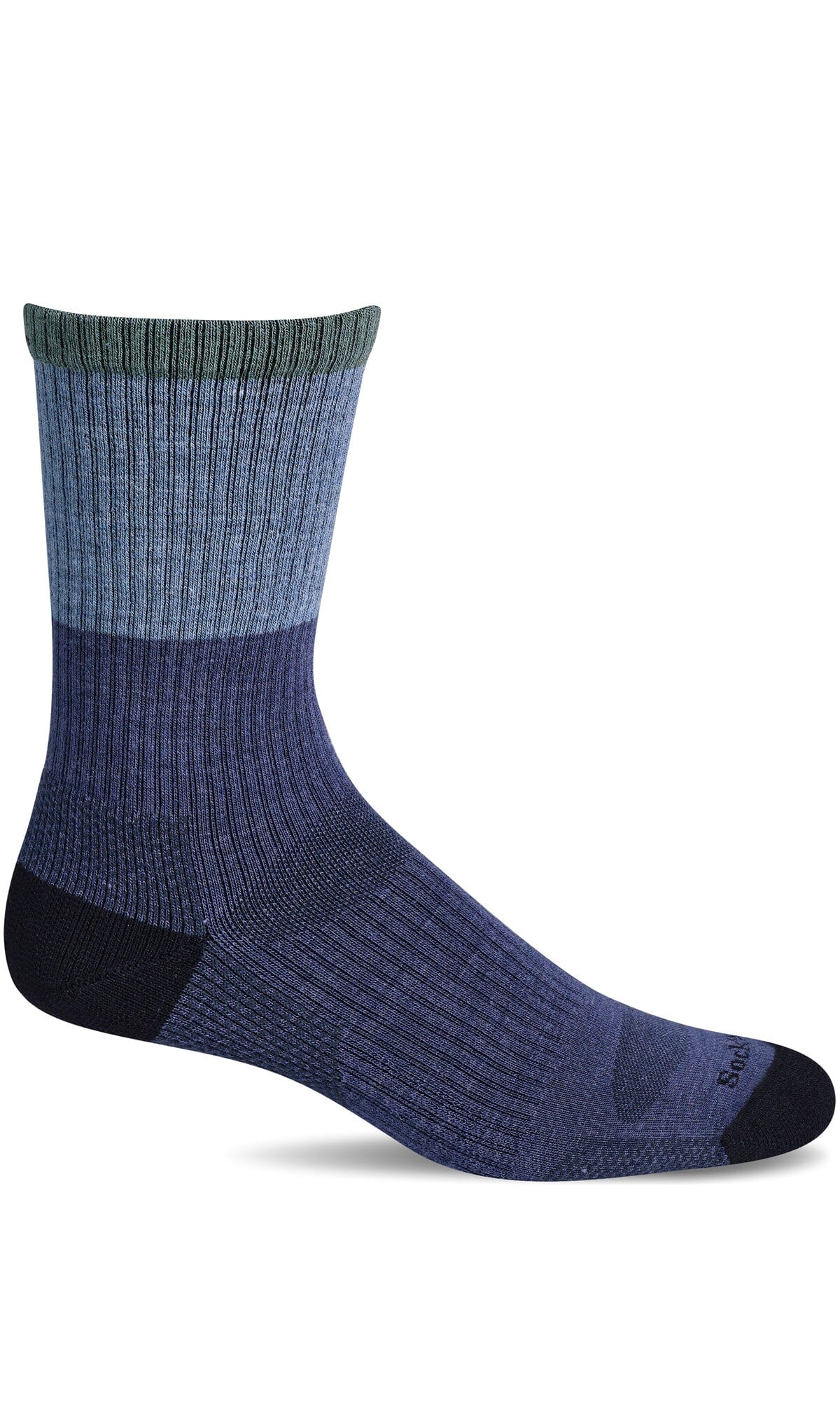 Men's Color Block | Moderate Graduated Compression Socks Sport Compression Sockwell M/L Denim 