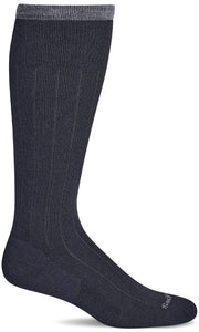 Men's Luxe | Moderate Graduated Compression Socks Lifestyle Compression Sockwell M/L Black 