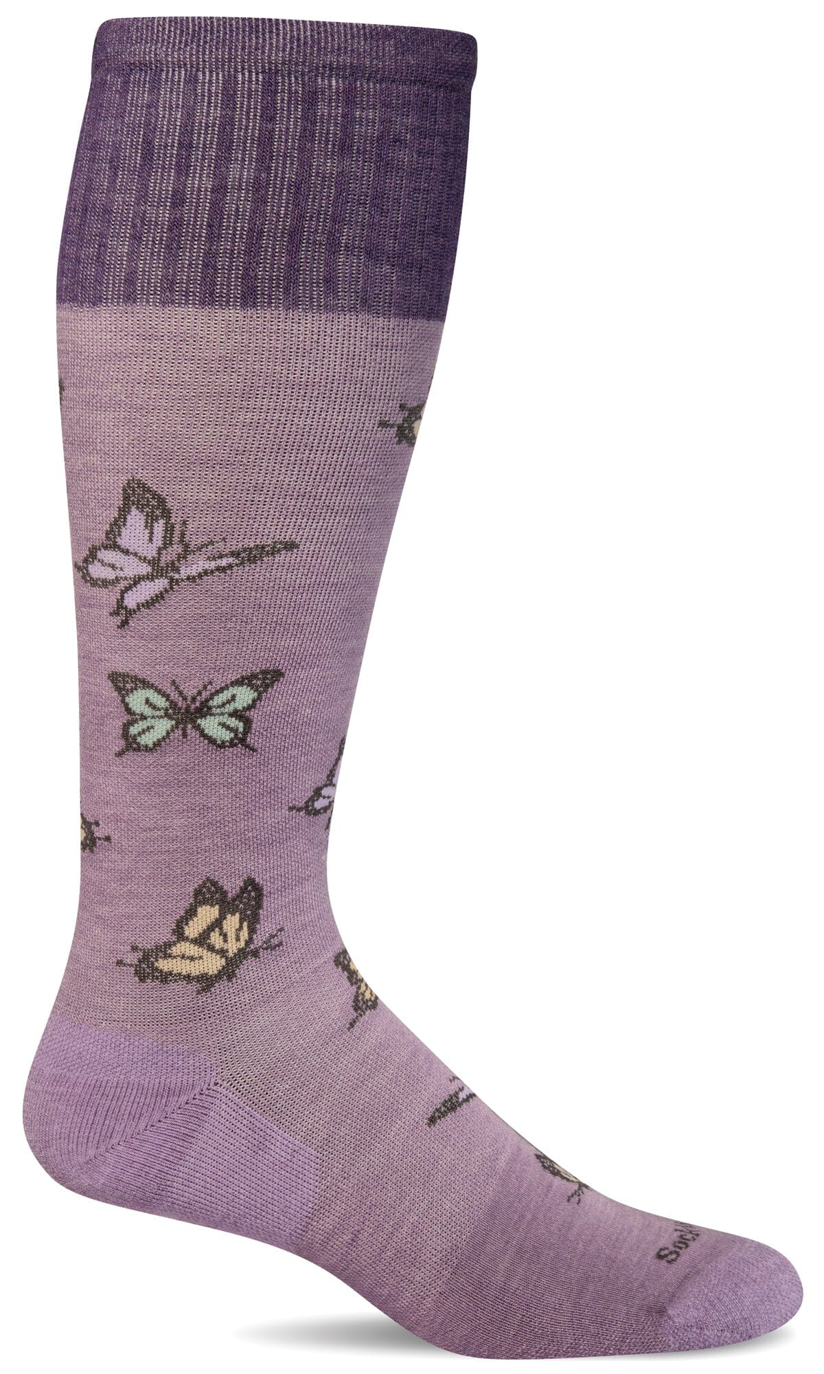 Women's Flutter | Firm Graduated Compression Socks Lifestyle Compression Sockwell S/M Lavender 