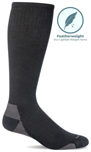 Men's Cadence OTC | Moderate Graduated Compression Socks Sport Compression Sockwell M/L Black Solid 