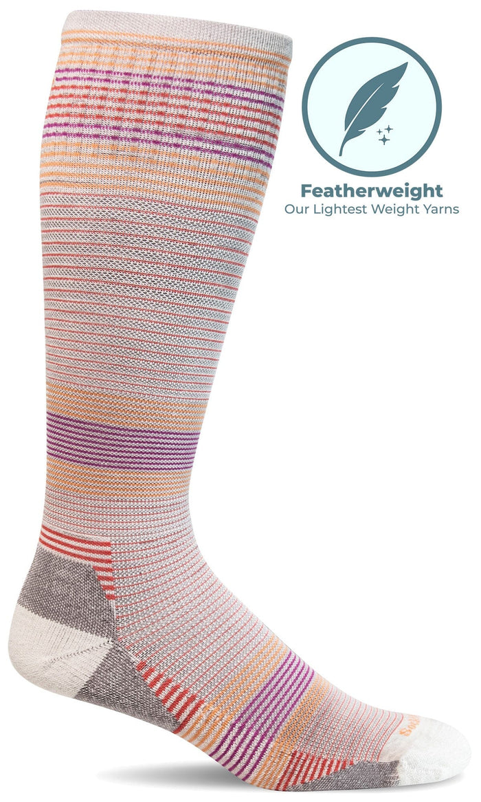 Women's Cadence Knee High | Moderate Graduated Compression Socks Sport Compression Sockwell S/M Natural 