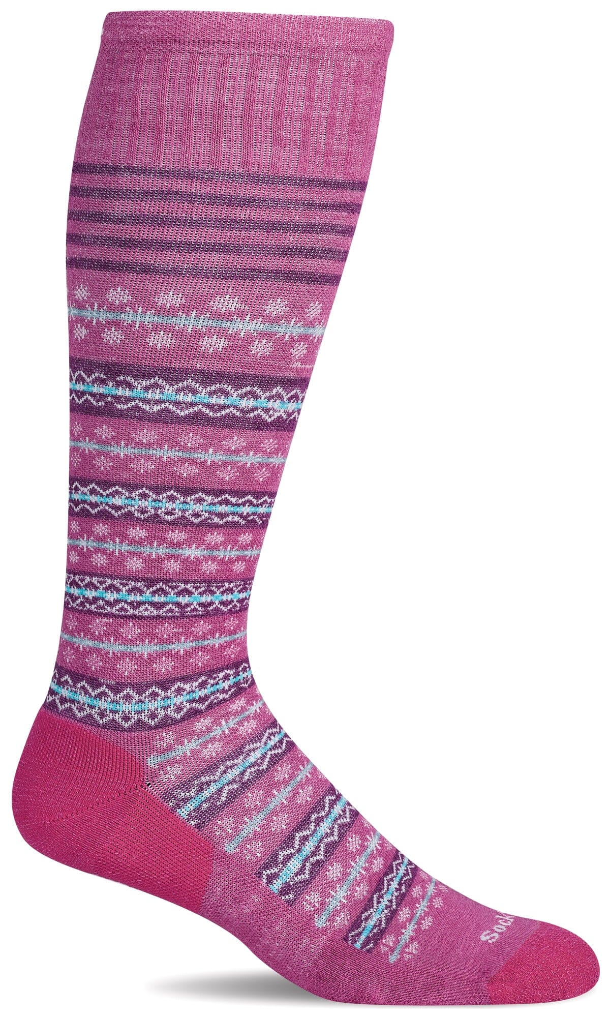 Women's Mini Fairisle | Moderate Graduated Compression Socks