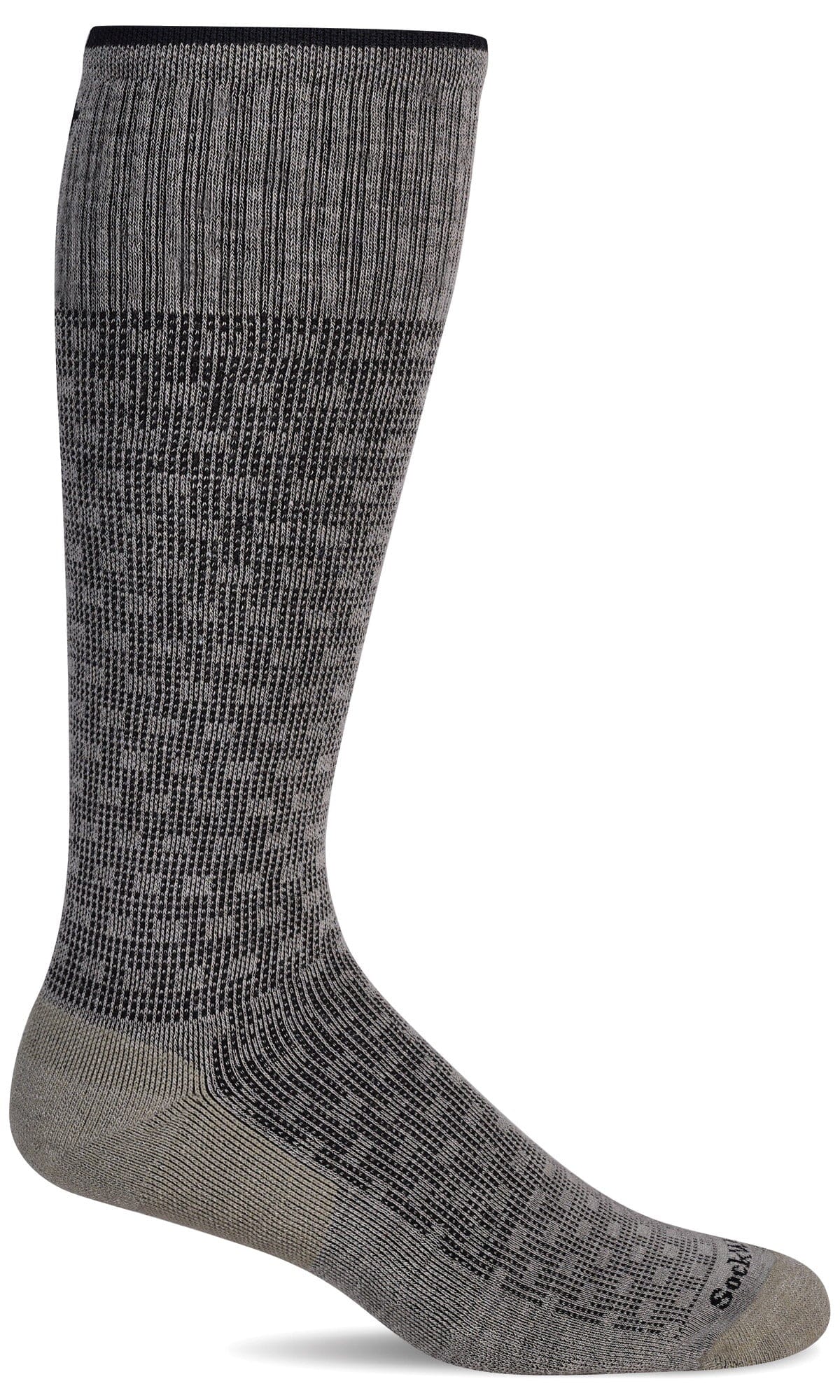 Men's Shadow Box | Moderate Graduated Compression Socks Lifestyle Compression Sockwell M/L Putty 