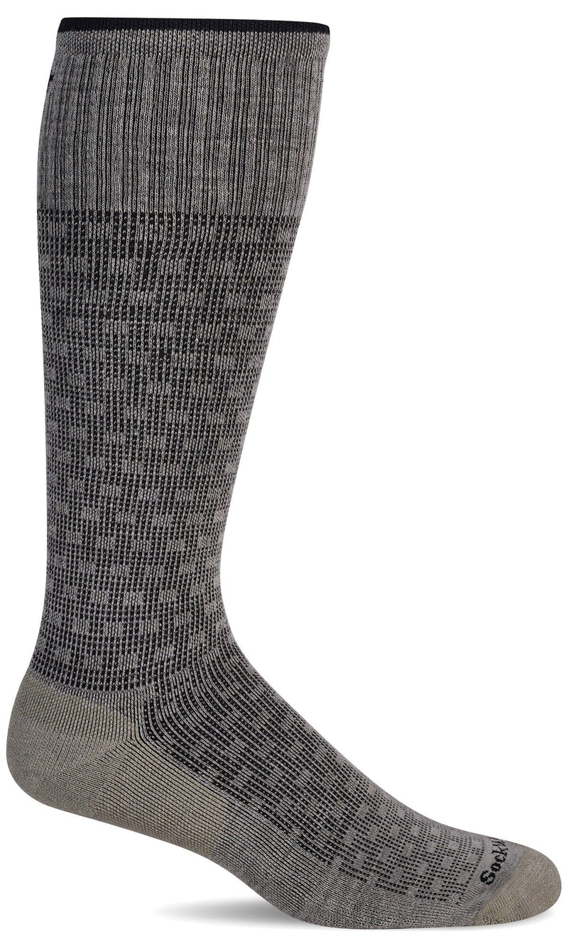 Men's Shadow Box | Moderate Graduated Compression Socks Lifestyle Compression Sockwell M/L Putty 
