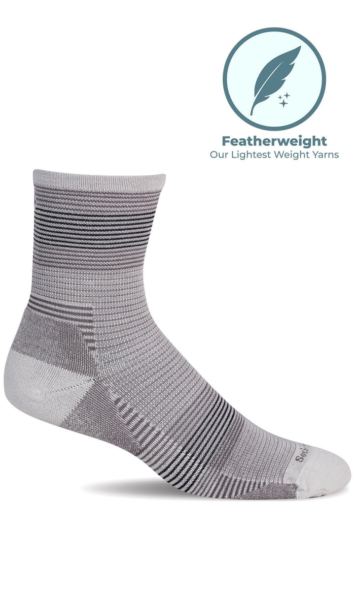 Men's Cadence 3/4 Crew | Moderate Graduated Compression Socks Sport Compression Sockwell M/L Natural 