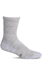 Men's Walk About Crew | Moderate Graduated Compression Socks Sport Compression Sockwell M/L Ash 