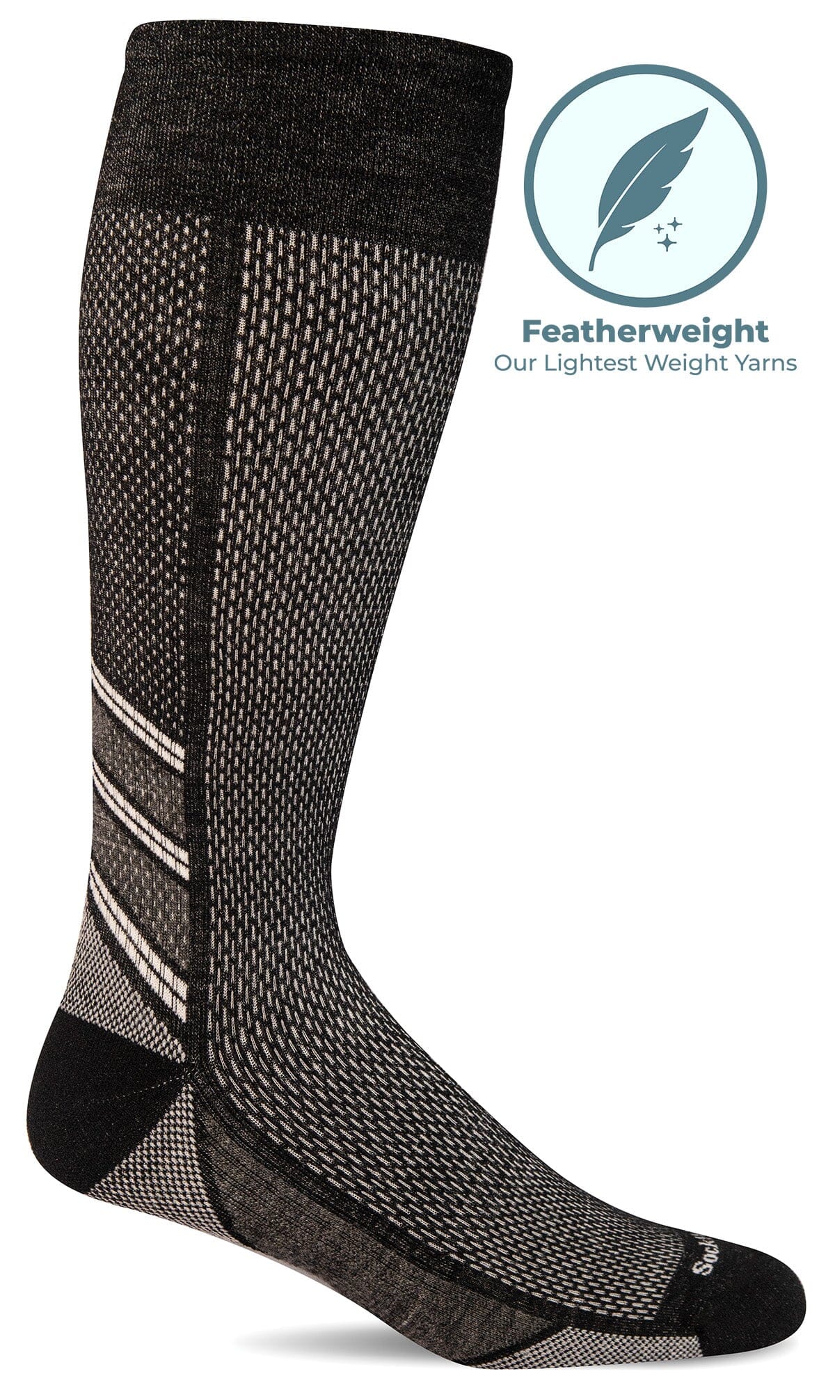 Men's Circuit OTC | Firm Graduated Compression Socks Sport Compression Sockwell M/L Black 