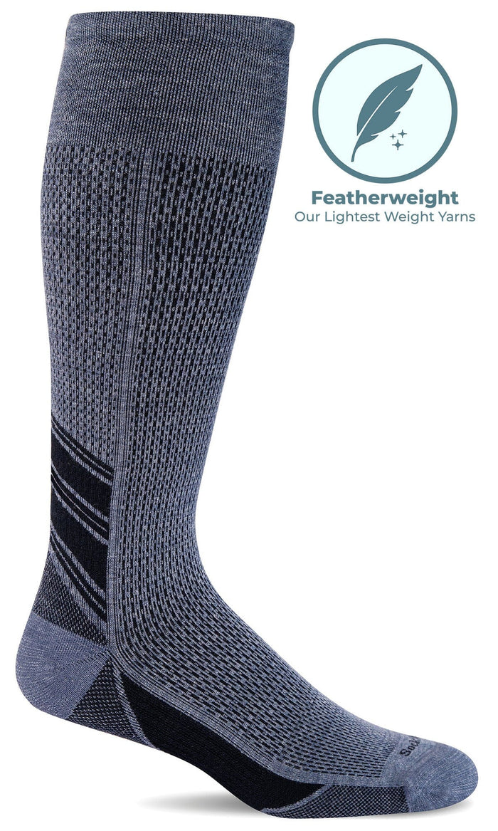 Men's Circuit OTC | Firm Graduated Compression Socks Sport Compression Sockwell M/L Denim 