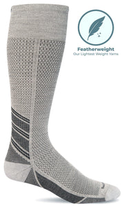 Men's Circuit OTC | Firm Graduated Compression Socks Sport Compression Sockwell M/L Natural 