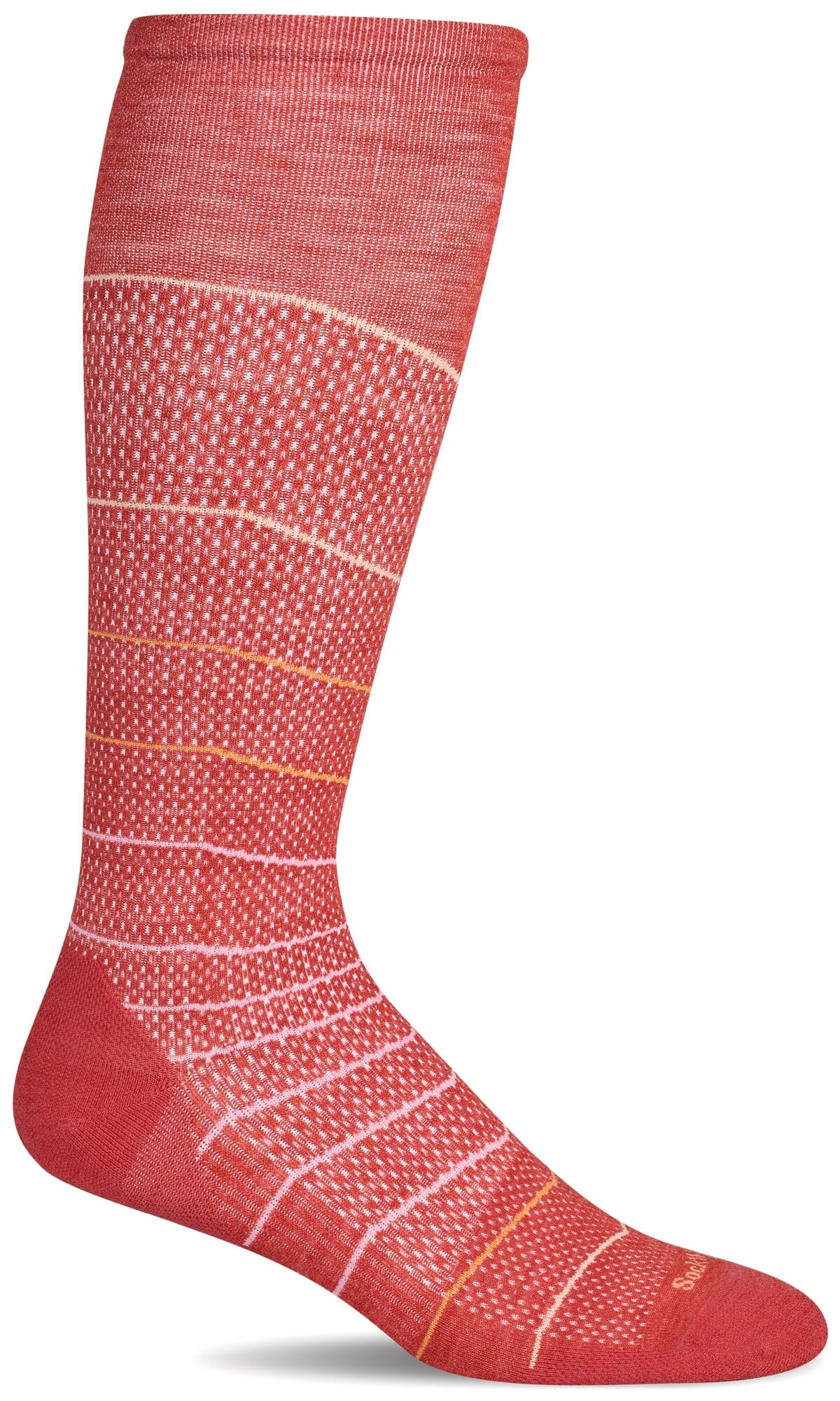 Women's Interval Knee High | Firm Graduated Compression Socks Sport Compression Sockwell S/M Poppy 