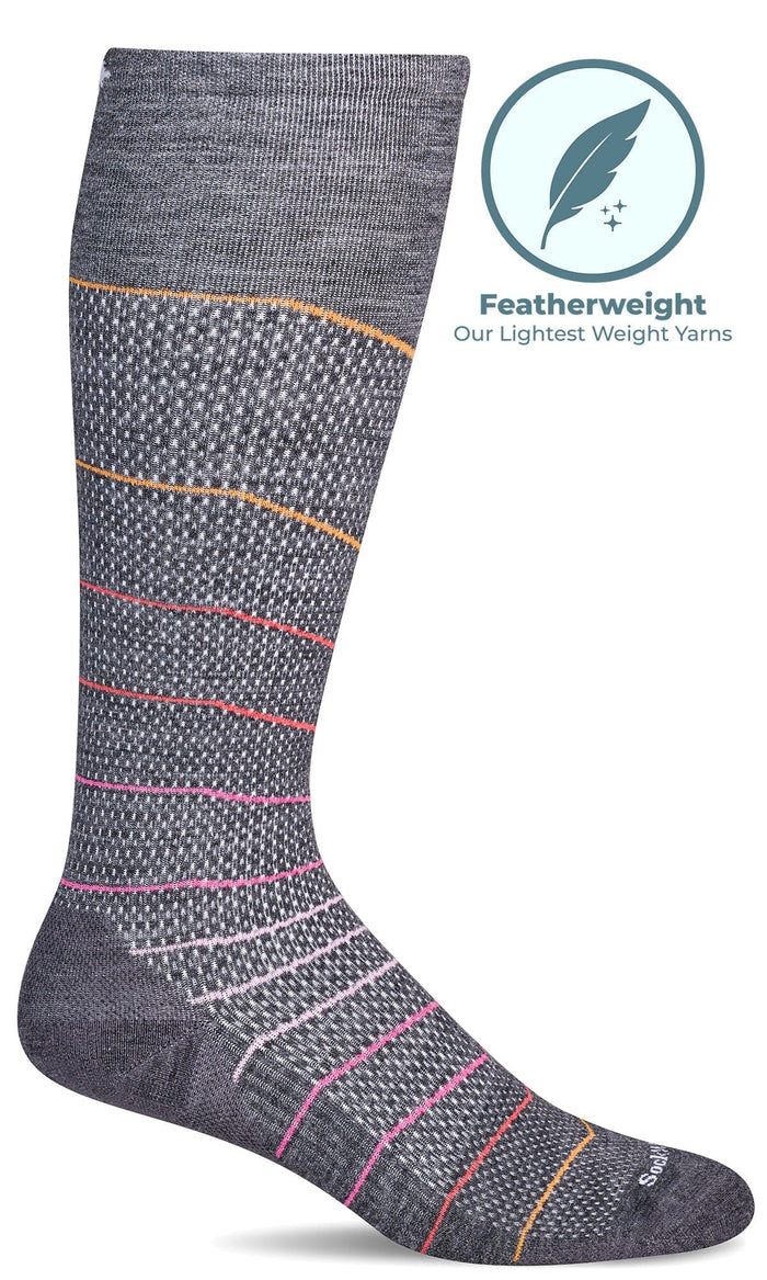 Women's Interval Knee High | Firm Graduated Compression Socks Sport Compression Sockwell S/M Charcoal 