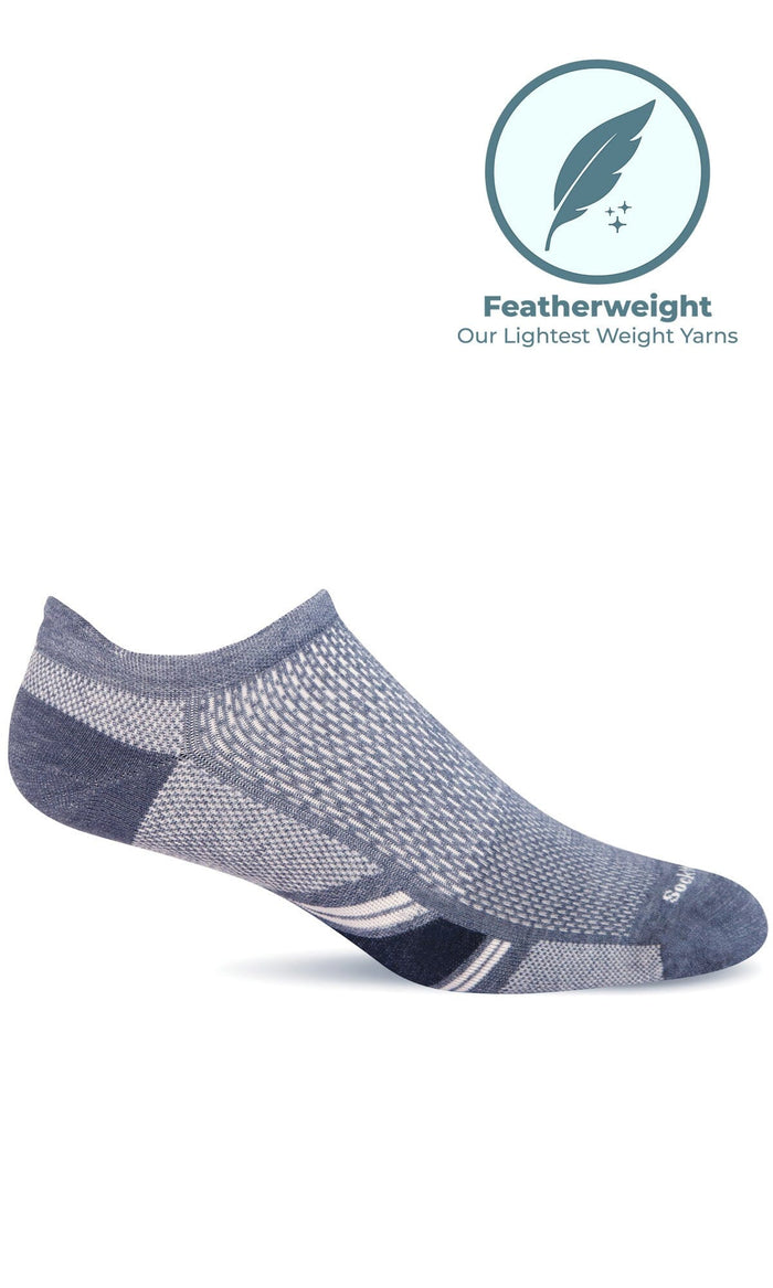 Men's Circuit Micro | Firm Compression Socks Sport Compression Sockwell M/L Denim 