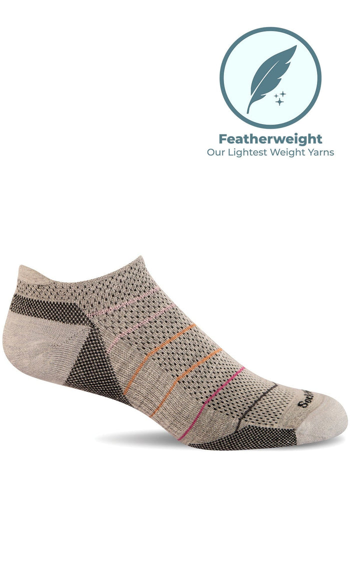 Women's Interval Micro | Firm Compression Socks Sport Compression Sockwell S/M Natural 