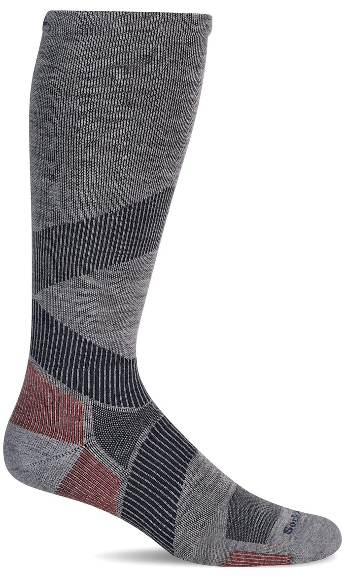Men's Stabilizer OTC | Firm Graduated Compression Socks Sport Compression Sockwell M/L Lt Grey 