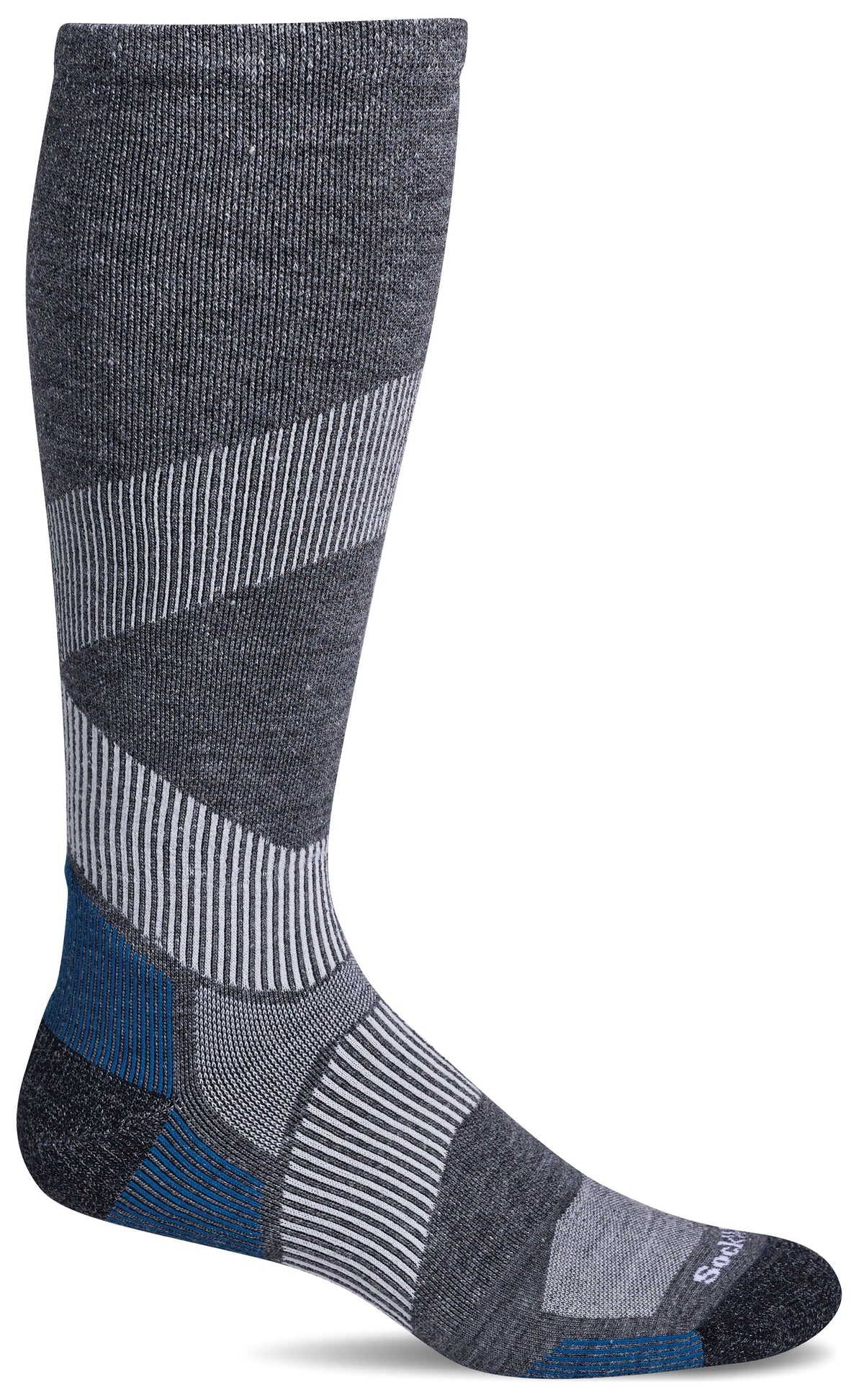 Men's Stabilizer OTC | Firm Graduated Compression Socks Sport Compression Sockwell M/L Charcoal 