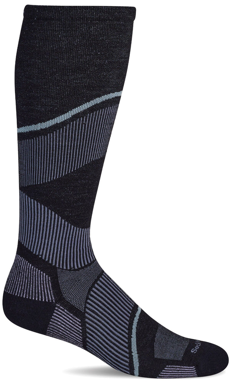 Women's Stabilizer Knee High | Firm Graduated Compression Socks Sport Compression Sockwell S/M Black 
