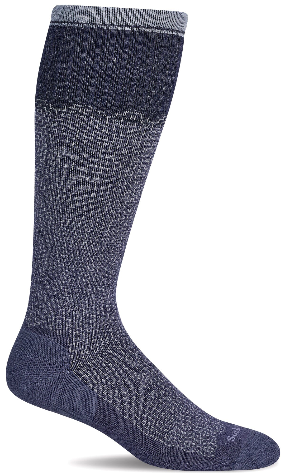 Women's Interweave | Moderate Graduated Compression Socks Lifestyle Compression Sockwell S/M Denim 