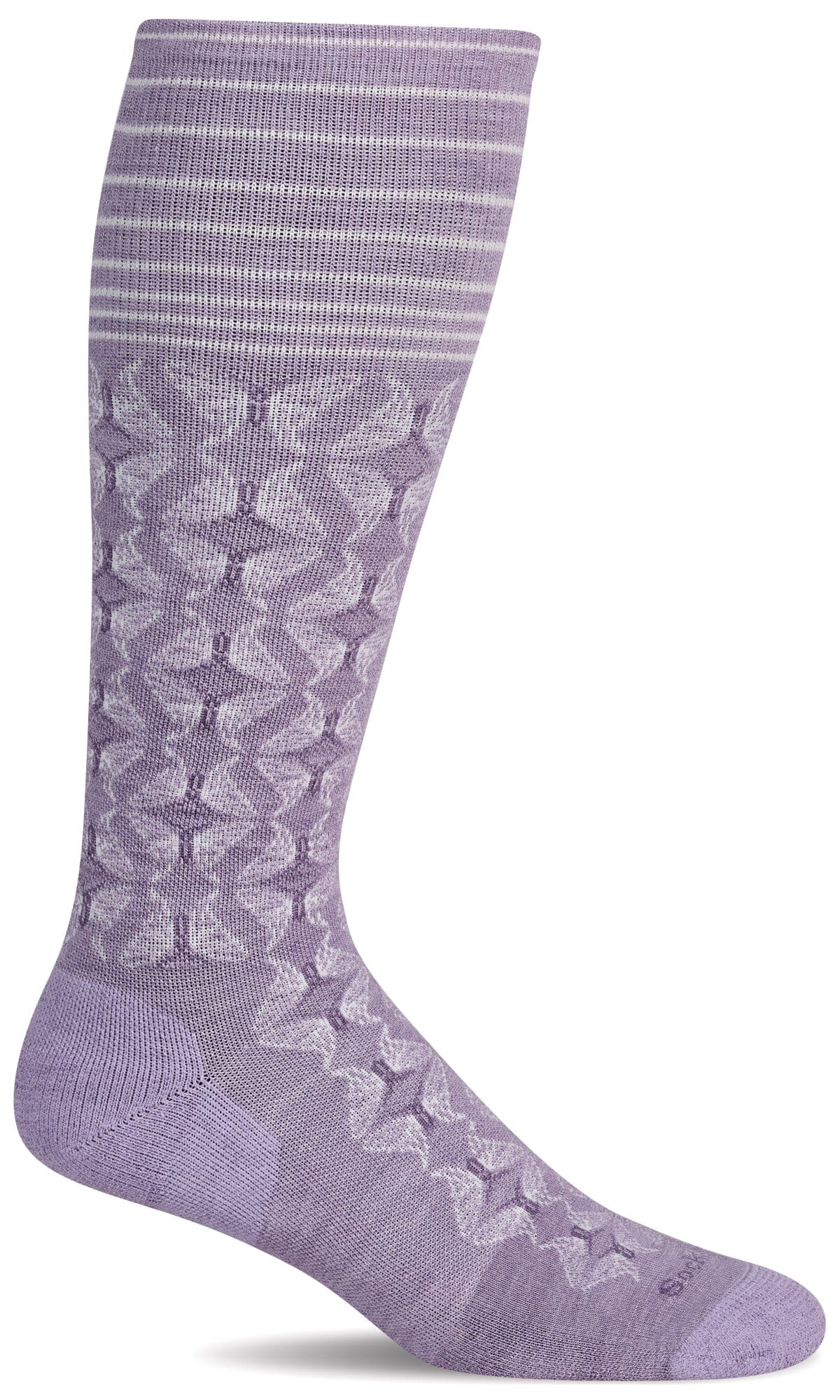 Women's Winged | Firm Graduated Compression Socks Lifestyle Compression Sockwell S/M Lavender 