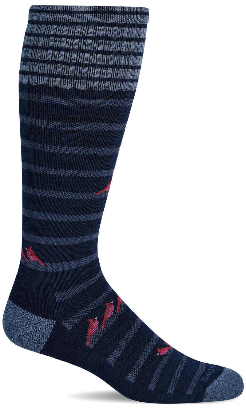 Women's Cardinals | Moderate Graduated Compression Socks Lifestyle Compression Sockwell S/M Navy 
