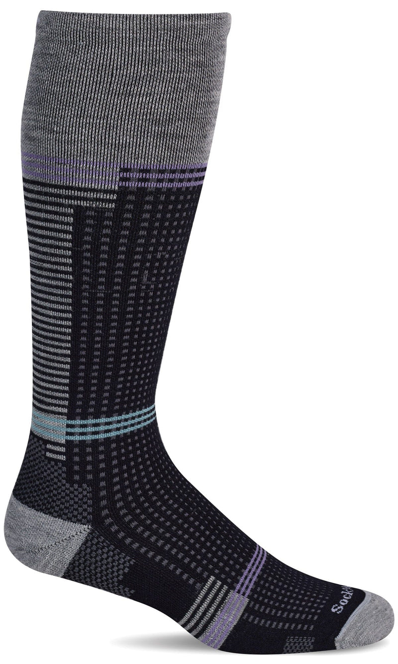 Women's Dash | Moderate Graduated Compression Socks Sport Compression Sockwell S/M Black 
