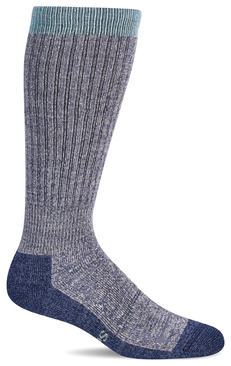 Women's Trailblazer Knee High | Moderate Graduated Compression Socks Sport Compression Sockwell S/M Denim 