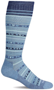 Women's Heartlink | Firm Graduated Compression Socks Lifestyle Compression Sockwell S/M Cornflower 